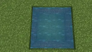 How to make fake water #minecraft