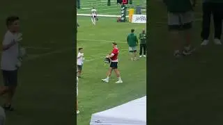 Zack Wilson at jets camp
