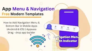 How to Add Navigation Menu & Bottom Bar in Mobile Apps (Android & iOS) | Appsasa
