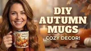 DIY Autumn Harvest Mug Design with Vibrant Fruit Art