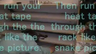 How to build a Leopard Gecko rack