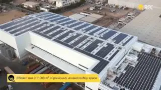 REC installation - Redtag rooftop (Dubai, UAE)