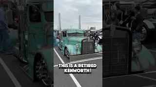 Retired Kenworth custom semi truck at MATS2025.
