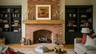 Modern Farmhouse Fireplace Living Room Live Moodboard & Q&A