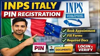 27. How to Register on INPS Italy | PIN Appointment, Form Filling & First Access