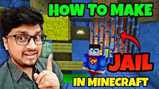 How To Make Jail in Minecraft | WORLD'S Safest Prison in Minecraft | Make Prison in Aternos Java PE