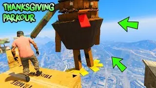 GTA 5 Online Parkour - THANKSGIVING PARKOUR