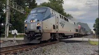 Amtrak Crescent 19 in Norcross, GA with a Pullman car and P40dc leader (7/30/2025)