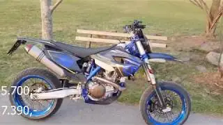 Was kostet ein Richtiger Supermotoumbau + Wieviel Geld steckt in meiner Husqvarna FE 450 Supermoto ?
