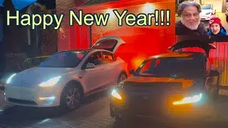 How to Sync Up 2 Teslas in Light Show Auld Lang Syne