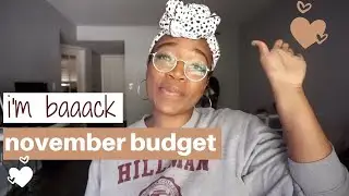 November Budget # lowincomebudget #budgetwithme #monthlybudget #budgetoverview
