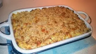 How to make home made baked Macaroni and Cheese with Ham