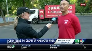 Junk King Sacramento Volunteers to Clean Up American River