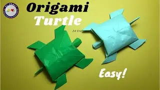 How to Make Origami Turtle - Creative Ideas - Best Origami for Kids - DIY