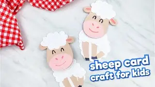 DIY Sheep Card Craft For Kids