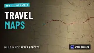After Effects Map Animation Plugin: Mapper Full Demo
