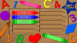 Learn color names with crayon | Write color name | Names of colors | Rango ka naam