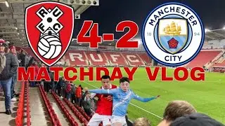 Rotherham United 4-2 Man City U21 Vlog - (Vertu Trophy)