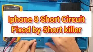 Iphone8 short circuit, fixed by short killer, skippy test, solved it less than a minute #shortkiller