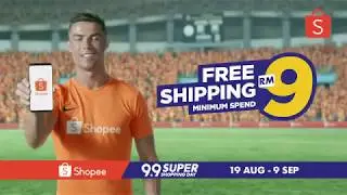 Shopee Malaysia 9.9 Super Shopping Day TVC ft. Cristiano Ronaldo