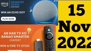 Amazon Fire TV Stick Quiz l Amazon Alexe Echo Dot Quiz Answers Today l Amazon Quiz Answers Today