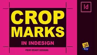 How to Add Crop Marks in Adobe InDesign #indesigntips  #indesigntutorial #indesign