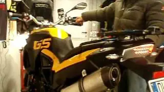 BMW F800GS suono scarico Roads omologato con dbk