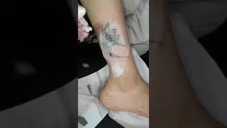 cute Flower tattoo | Flower tattoo for girls | Flower leg tattoo