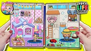 Candy Home Quiet Book #183 - Toca Boca vs Pazu ABC Nusery Quiet Book