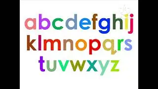BTGU Cast Alphabet Letters Scratch Poriet Style