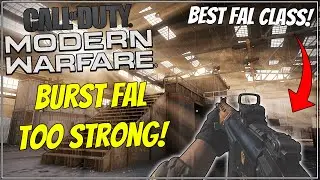 I Can't Stop Using THIS Burst FAL Class Setup in Modern Warfare! (Best FAL Class Setup MW)