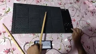 New Octapad with Smartphone| Arduino MIDI drums| Homemade Octapad knobs and buttons testing