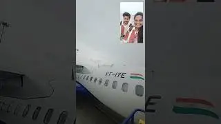 first fly with mom❤️😎#flight #flying #aeroplane #journey #travelvlog #happiness #traveling