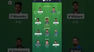 SL VS AFG DREAM11PREDICTION SL VS AFG DREAM11TEAM AFG VS SLDREAM11 MATCH NO.11 ASIA CUP 2025