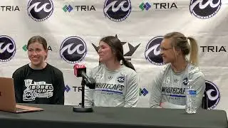 Whitecaps' Isobel Cup Final press conference - Denisa Kr&iacute;zov&aacute;, Patti Marshall & Stephanie Anderson