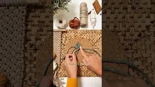 Impara a realizzare una foglia in Macram&egrave; 🌿 (clicca sul video correlato per il TUTORIAL completo😘)