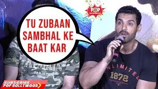 JOHN ABRAHAM Angry Reaction On Reporter At RAW Movie Trailer Launch #RAWTrailer