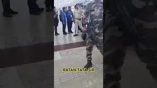 Grand entry Ratan Tata#ratantata #indianarmy #airforce #businessman #ambani #shorts