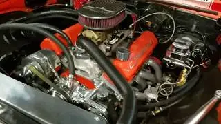 Orange 69 Camaro part 2 Holley Stealth running better