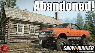 SnowRunner: Adventure to an ABANDONED CABIN! Console GMC Jimmy Gameplay!