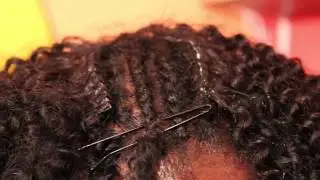 How to do a Crochet/Sew-in using a bobby pin