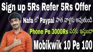 bonus 5rs refer 5rs ,phone pe 3000rs cash back //😢mobikwik 10 pe 100rs