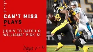 Back-to-Back Steelers TDs w/ JuJu's 75-Yarder & Cam's Pick 6!