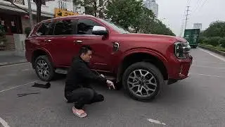 Ford Everest 2023 - Cách tháo và lắp Lốp dự phòng #fordeverest ,#huongdan ,#xehay