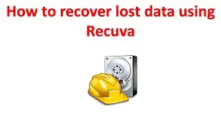 How to recover lost data using Recuva!