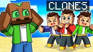 Usé CLONES Para Trollear a mi Amigo en Minecraft!