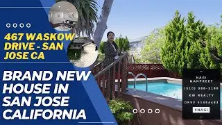 467 Waskow Drive - San Jose California || Brand New House with Swimming Pool || Virtual House Tours