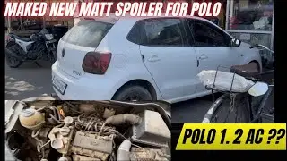 VW DAS AUTO || Polo Restoration || Painted Spoiler for POLO 1.2 || AC ?? @yuvinsingh