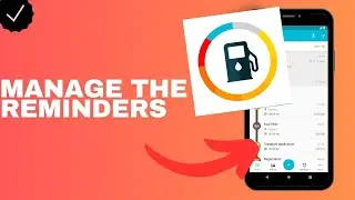 How to manage the reminders in the Drivvo app?