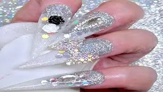 HOLOGRAPHIC JUST FOR FUN ( Acrylic Nails )